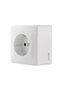Lexman simple schuko socket, surface mounting, indoor, IP20, white