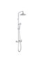 Fixed shower system with mixer, Essential, one function, chrome