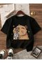 Capybara Printed Short Sleeved T-Shirt Pack of Cotton for Youth and Children - 2