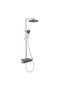 Fixed shower system, Sensea Easy, 3 functions, plastic, chrome