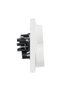 SUNO double socket, 2P+E, automatic terminals, child protection, IP20, white - 3