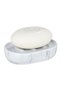 Adrada soap dish, ceramic, gray/white, matte - 4