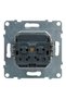SUNO single socket, 2P+E, automatic terminals, child protection, IP20, white - 4