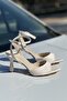 Rez Ten Patent Leather Ankle-Tie Thin Heel Stylish Women's Shoes - 2