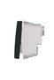 Himel push button, 1 module, black - 4