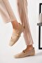 Senferte With Scarf Knitwear Women Ballet Flats Beige - 3