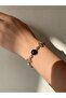 Women's Steel Bracelet Moon Cycle with Zircon Stone - 2