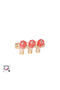 Distributor with taps 3/4' internal-external thread, 3-way 1/2' external thread, Equation, red - 2