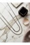 Silver Color Italian Crushed Twisted Steel Necklace Set - 2