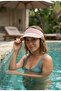 Soleil Vizör – Women's Summer Sun Hat with Wide Brim |   Beach & Pool Use - 2