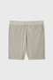 Men's Beige Color Straight Fit Tie-Up Shorts - 2