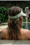 Soleil Vizör – Women's Summer Sun Hat with Wide Brim |   Beach & Pool Use - 3