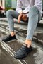 Ch067 Warrem Men's Daily Lace-Up Leather Sports Sneakers Shoes Cst - Black - 4