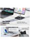 360 °   Q18 Rotating Desktop Tablet & iPad Stand – Adjustable, Foldable Metal Holder Black - 4