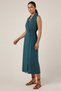 Women Dress Sleeveless Shirt Dress Summer Dress Midi Dress Long Stylish Casual Green Slit A-Line - 4