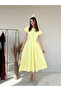 Pleated Waist-Tied Short Sleeve Dress