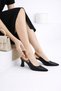 Women's Slingback Heeled Shoes Pointed Toe 5.5 cm Medium Heel Banded Elegant Daily Office Stiletto - 6