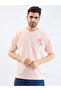 Back Print Peach Oversized T-shirt - 3