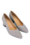 Women's Genuine Leather Mink Heeled Shoes - 2