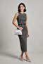 Varol 416 Women's Evening Dress Bag Silver
