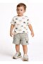 Boys 2 Pc Set “Turtle Surf” All-Over Print Tee & Pocket-Shorts Set - 5