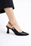 Women's Slingback Heeled Shoes Pointed Toe 5.5 cm Medium Heel Banded Elegant Daily Office Stiletto - 4