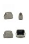 Elit Pm37058 Women's Stoned Evening Dress Bag Silver - 6