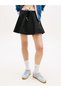 Tjw Waist Band Detailed Poplin Women's Black Skirt Dw0Dw22299Bds