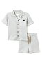Boys 2 Pc Set "Blue-Stripe Seersucker Shirt & Shorts Set - 2