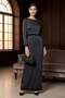 Elit Pm37013 Women's Stoned Evening Dress Bag Black