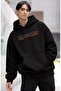 Unisex Oversized Jimi Hendrix Back Printed Hooded Sweatshirt - 2