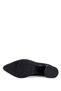 Women's Genuine Leather Black Heeled Shoes - 6