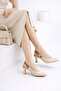 Women's Slingback Heeled Shoes Pointed Toe 5.5 cm Medium Heel Banded Elegant Daily Office Stiletto