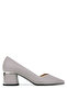Women's Genuine Leather Mink Heeled Shoes