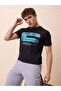 Graphic Print Regular Fit Black T-shirt - 2
