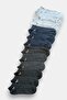 12 Pairs of Cotton Short Bootie Socks – Men's Ankle-Length Sock Set - 8
