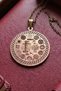 Women's and Men's Copper Necklace Nur Circle (Protection, Abundance, Evil Eye and Spiritual Balance) Pure Copper Necklace - 2