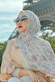 Autograph Pleated Shawl - White