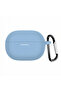 Xiaomi Redmi Buds 8 Case with Strap Attachment Matte Silicone Blue - 2