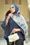 Sevilla Satin Shawl - Midnight - 2