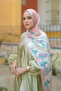 Sevilla Satin Shawl - Terracotta - 3