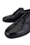 Men's Genuine Leather Black Classic Shoes - 3