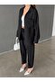 Women's Linen Look Shirt and Pants Top and Bottom Set - 6