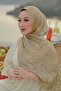 Wave Satin Shawl - Sunrise - 2
