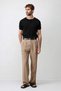 Black Textured Men's Knitwear T-Shirt - 3