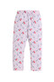 Girls Cherry Print Cotton Pajama Set – T-Shirt & Full Pants Nightwear - 5