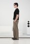 Textured Crew Neck Black Knitwear T-Shirt - 5
