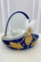 Navy Blue Gold Circumcision Basket and Circumcision Tray, Baby Child Mevlüt Wedding Henna Supplies - 3