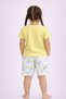 Girls Nature Print Cotton Pajama Set – T-Shirt & Shorts Nightwear - 3