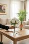 45 cm Artificial Flower Bouquet 9-Branch Rose and Hydrangea Artificial Flower Arrangement - 4